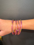 Pink Gold Metallic Buddha Bracelet XL
