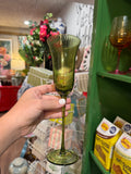 Green Wine Glass Set of 6