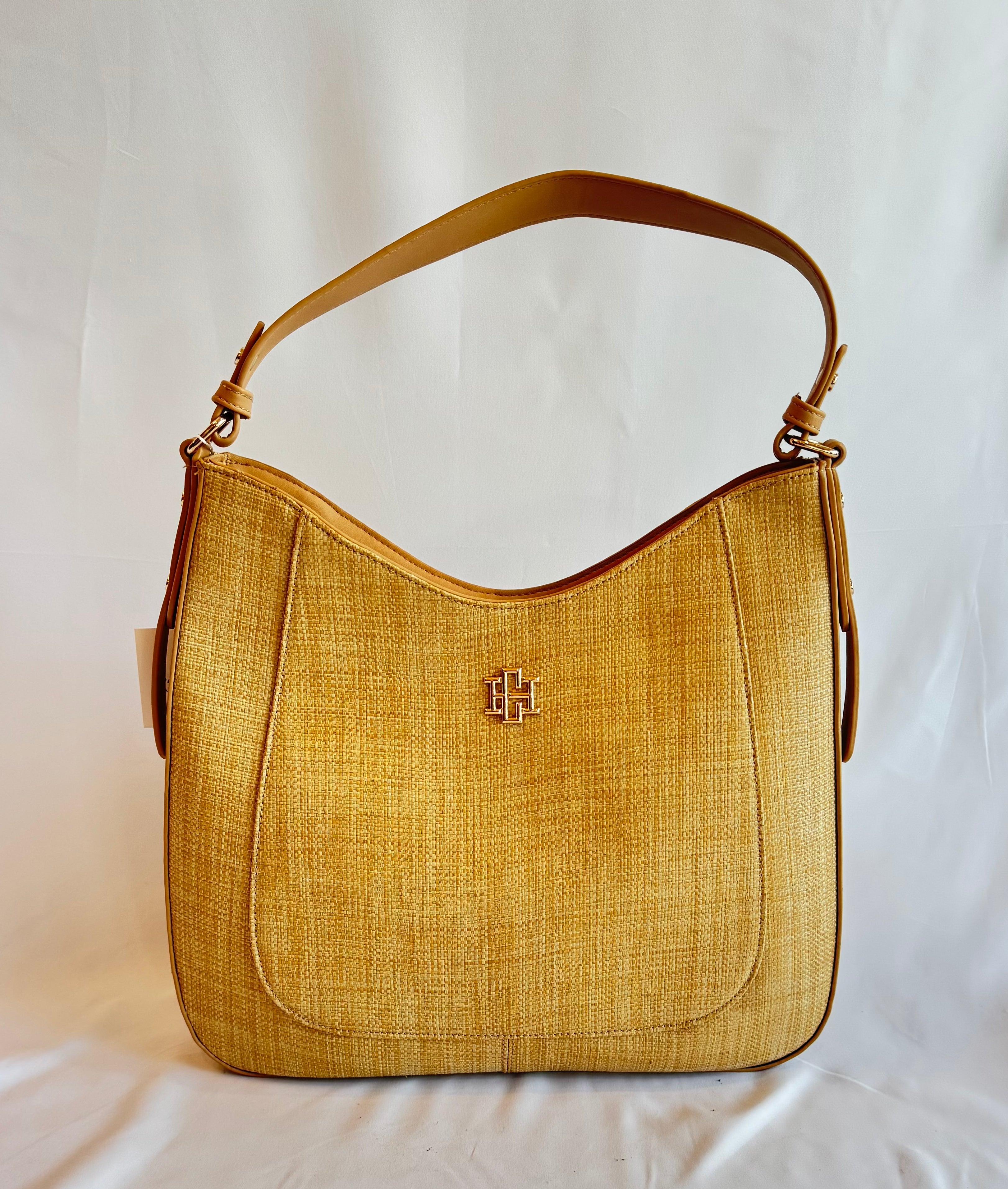 Caroline Hill Hadlee Hobo Bag Natural
