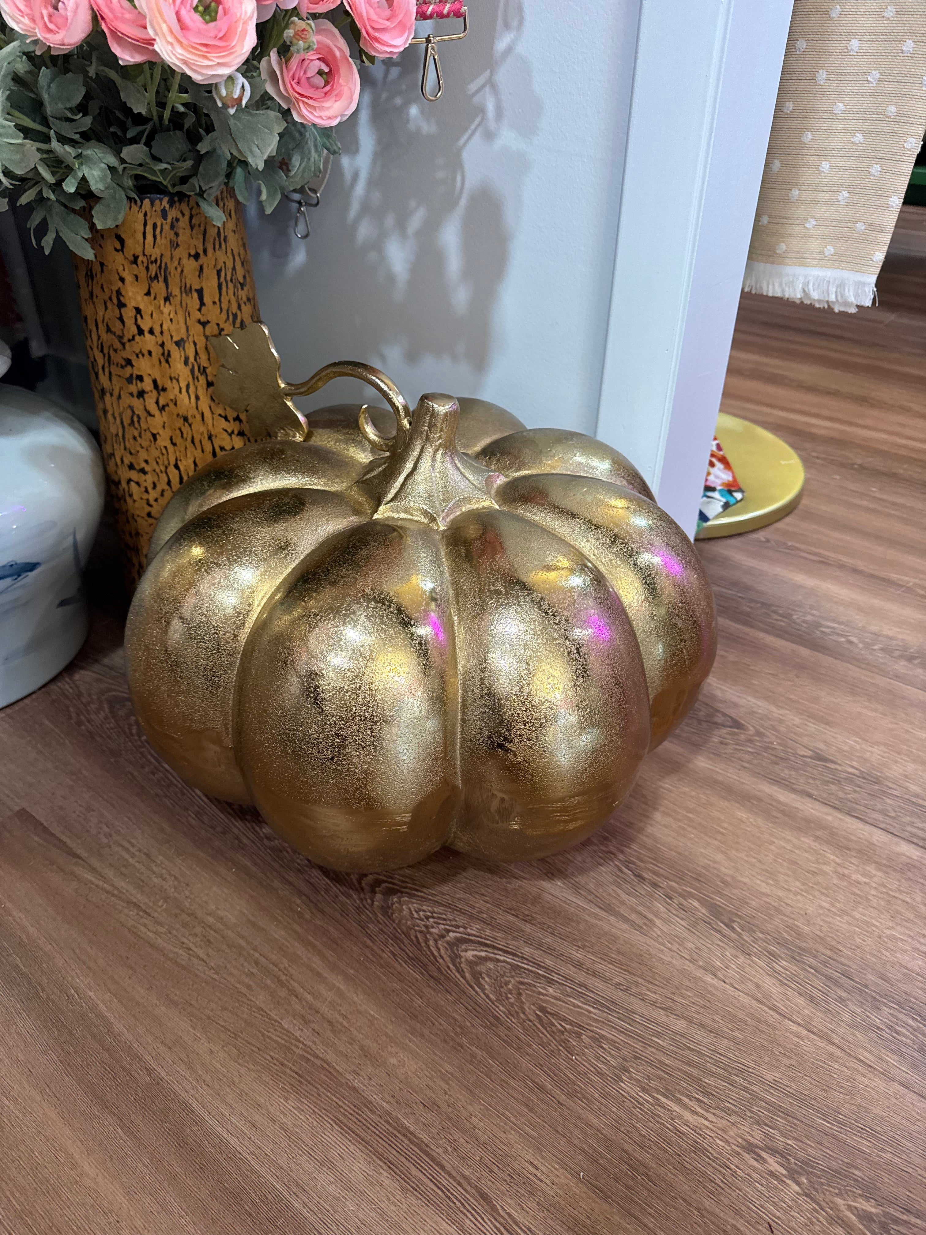Large Gold Pumpkin