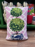 Topiary Needle Point Pillow