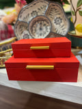 Red Stacking Box set