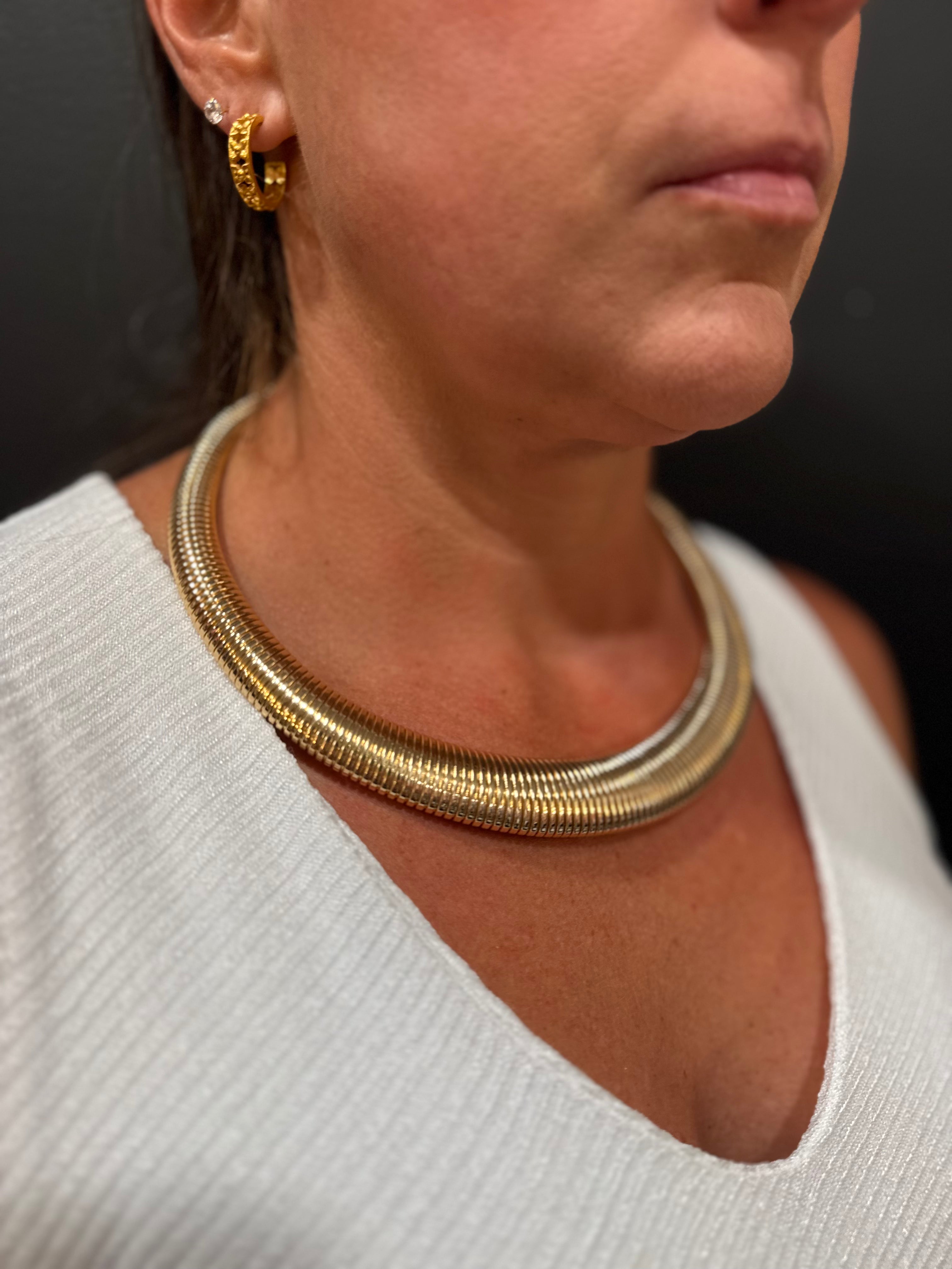Gold Snake Necklace