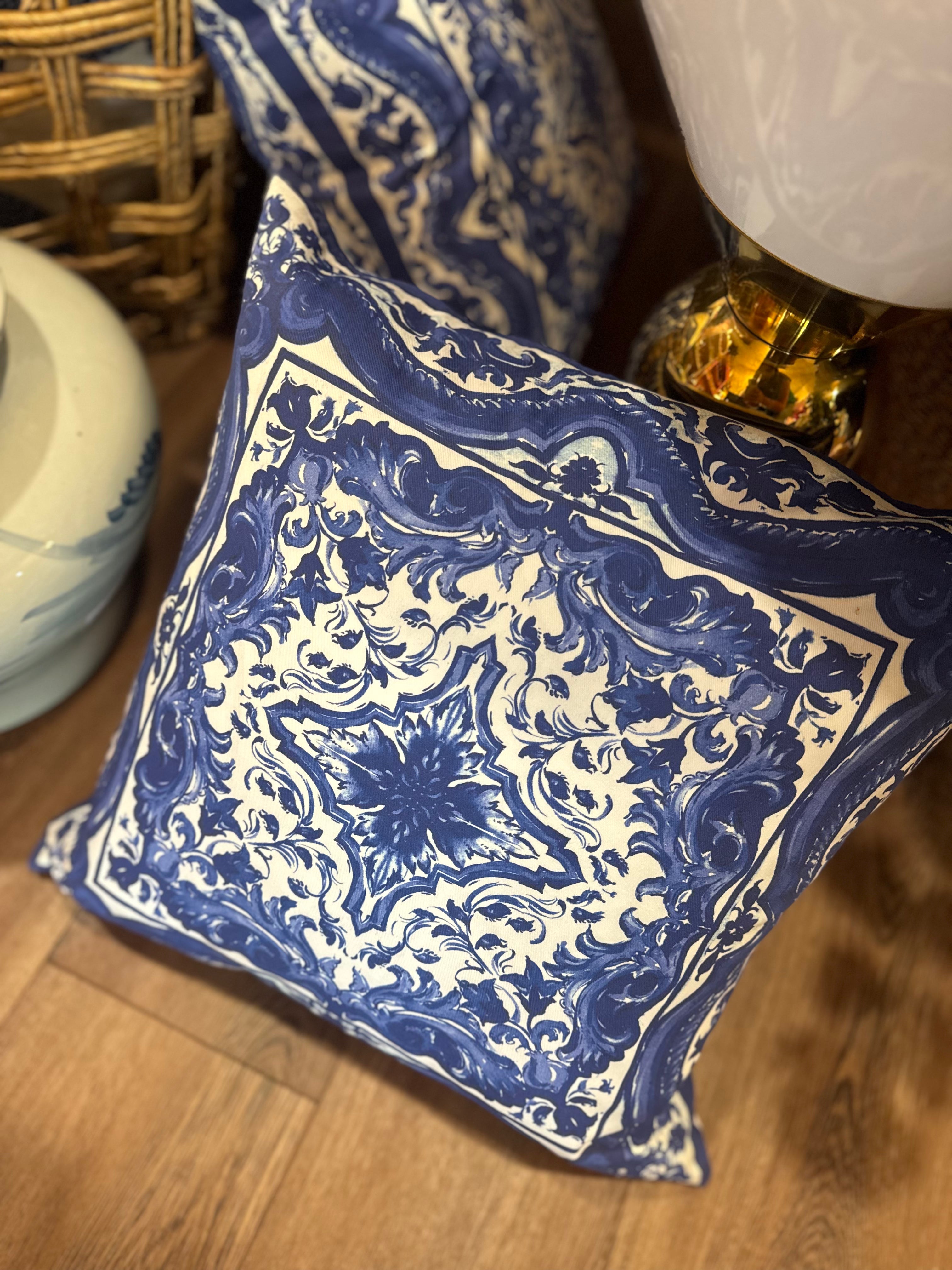 Blue Pillow Set of 2