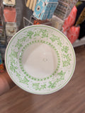 Large Green and White Bowl