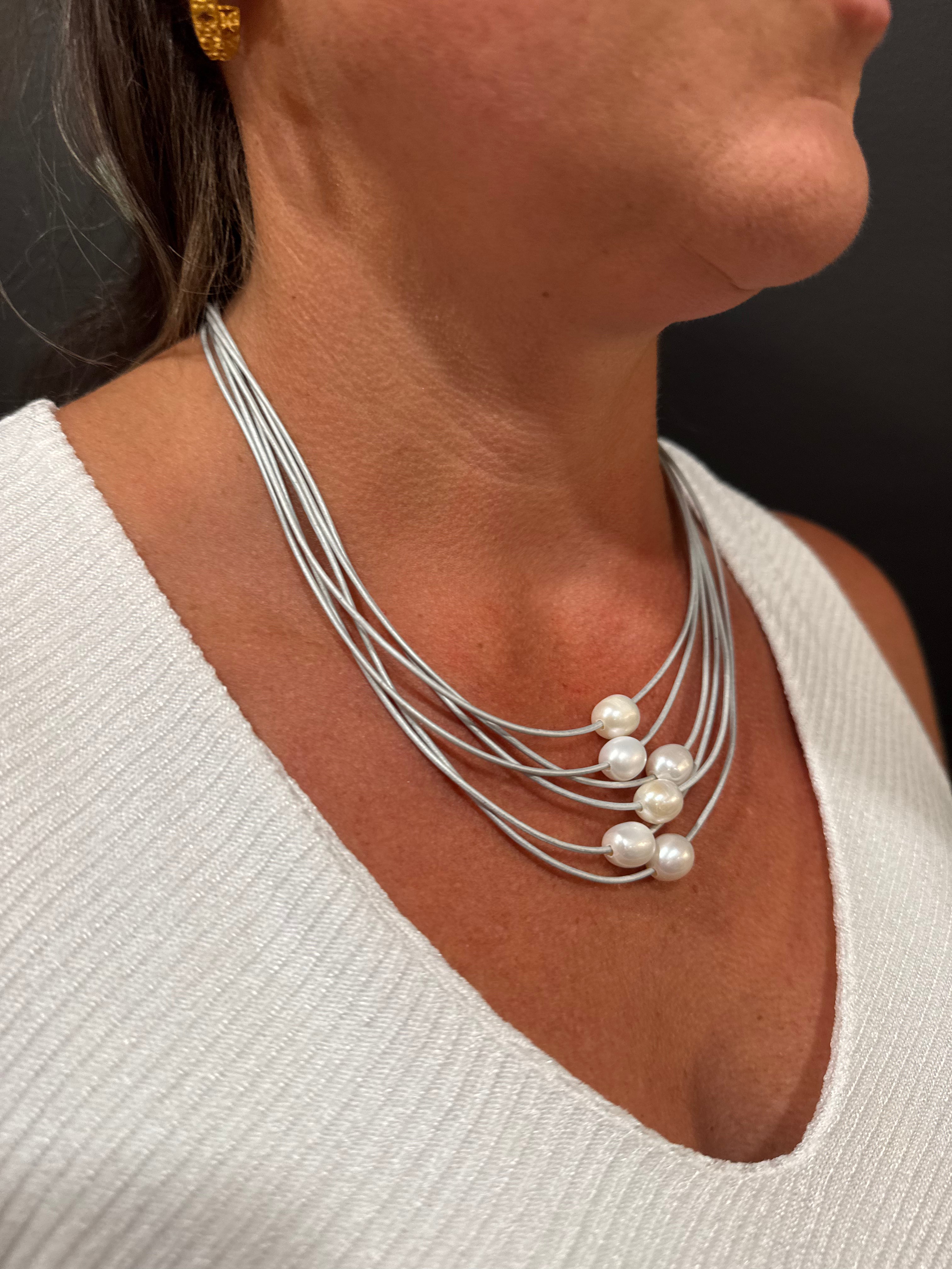 Studio G Multi Strand Pearl Necklace