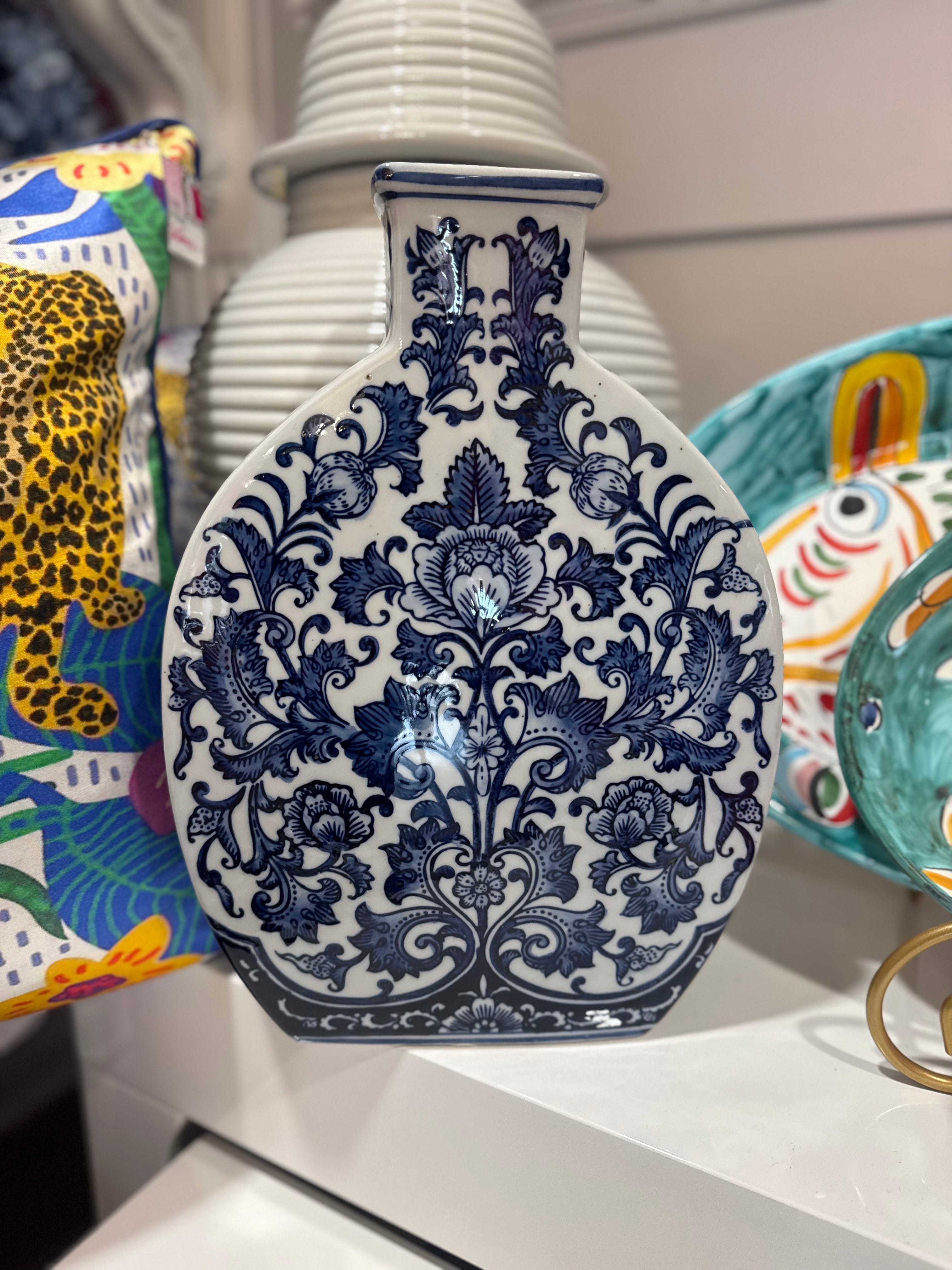 Blue and White Vase