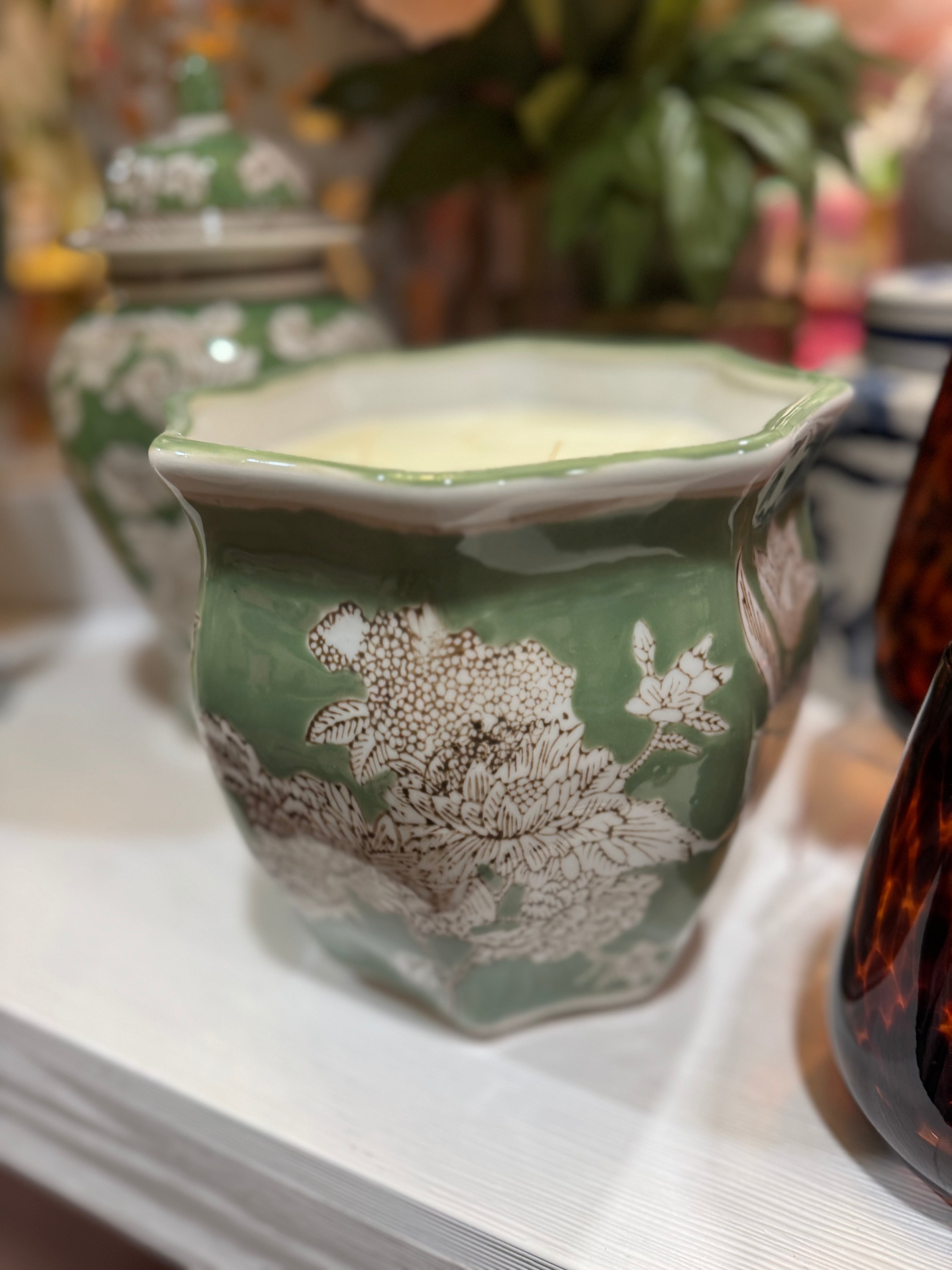 Large Green Candle