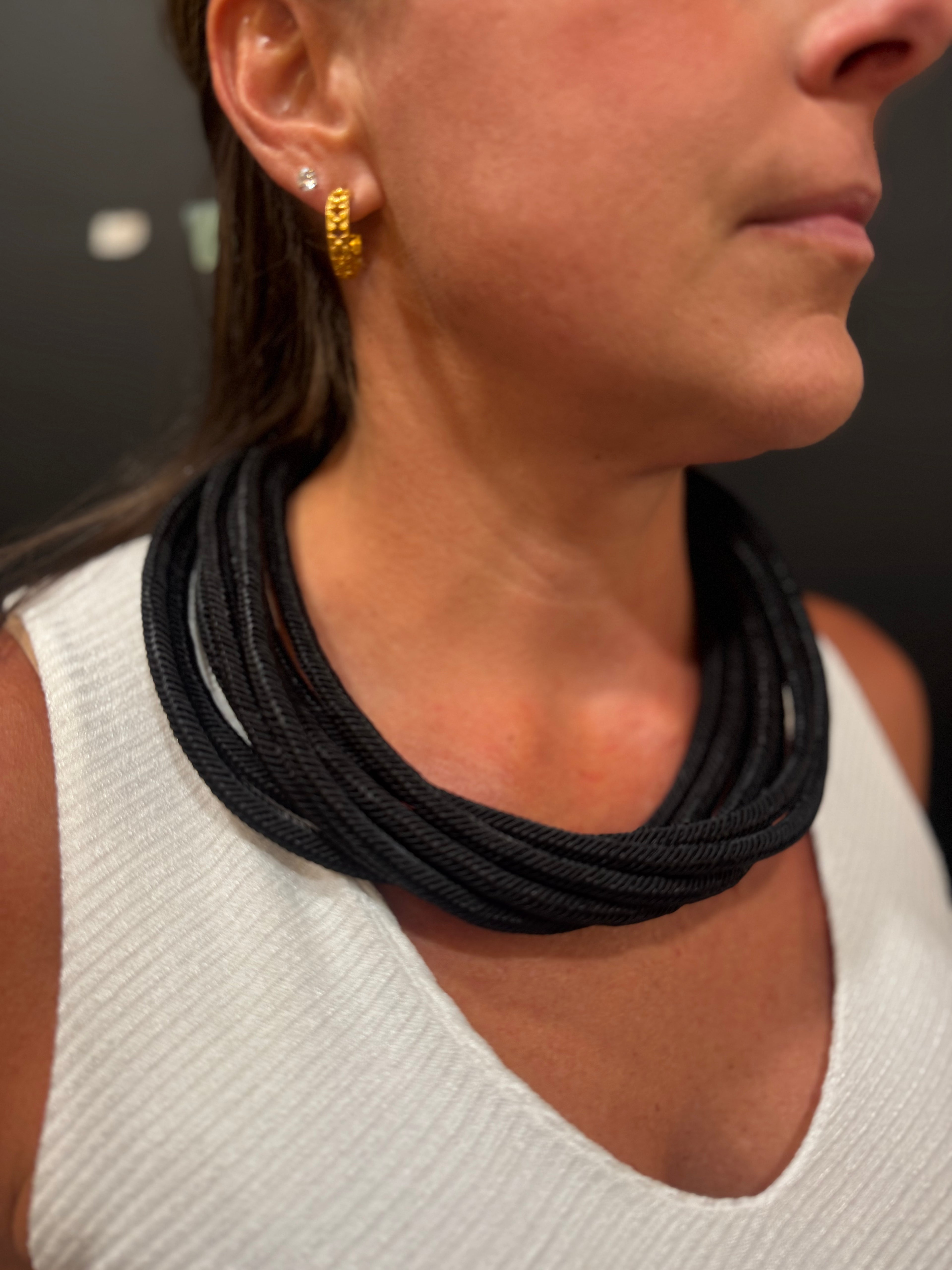 Black Rope Necklace