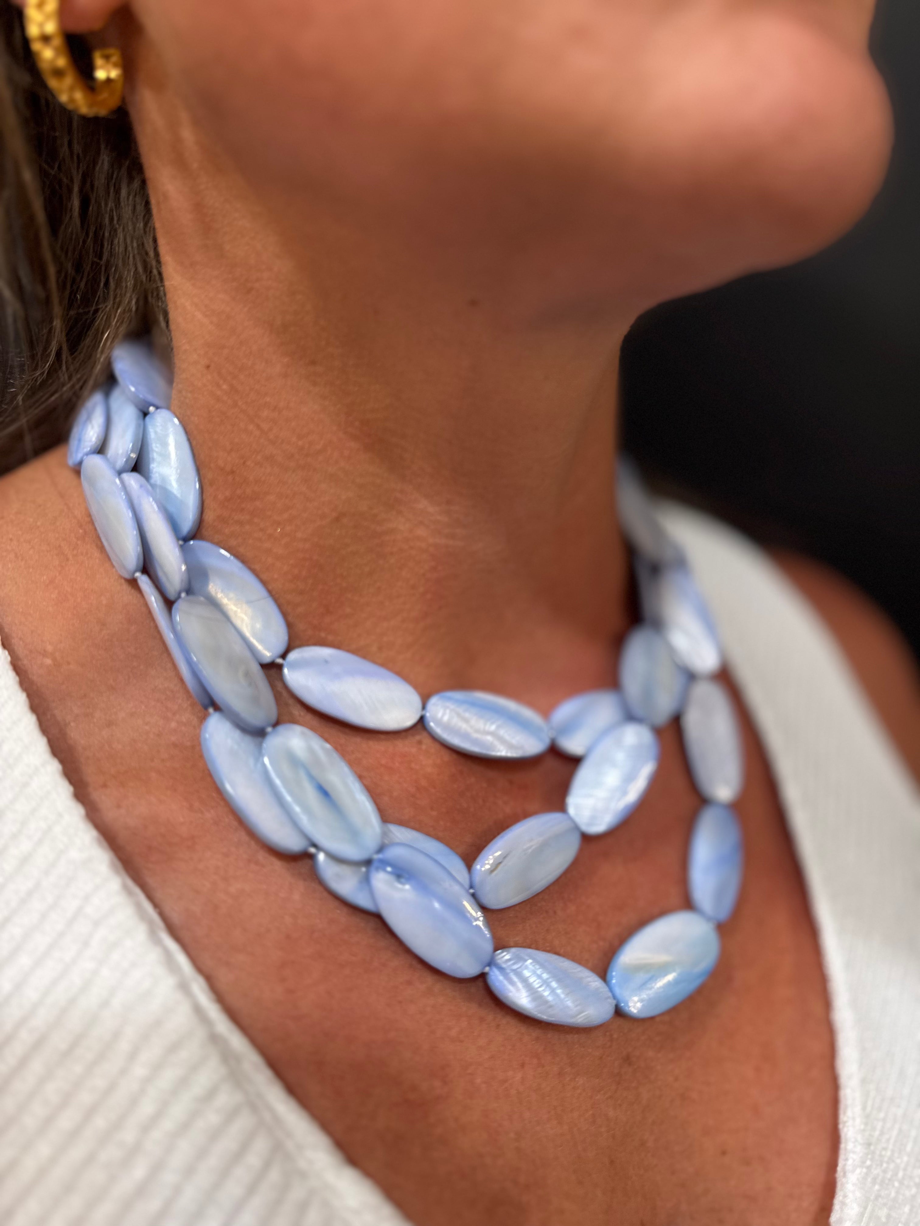 Studio G Multi Strand Blue Mother of Pearl