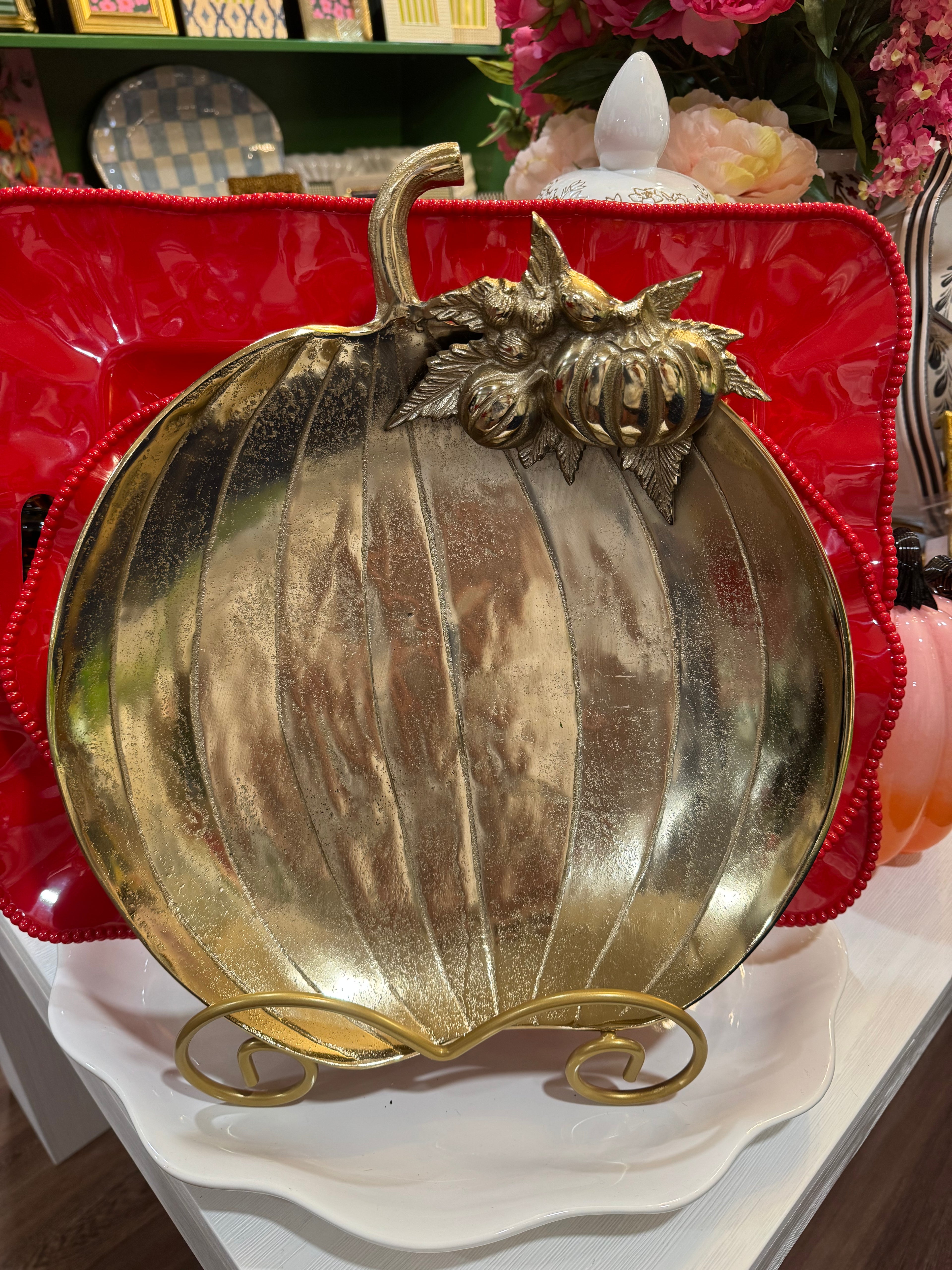 Large Pumpkin Plate