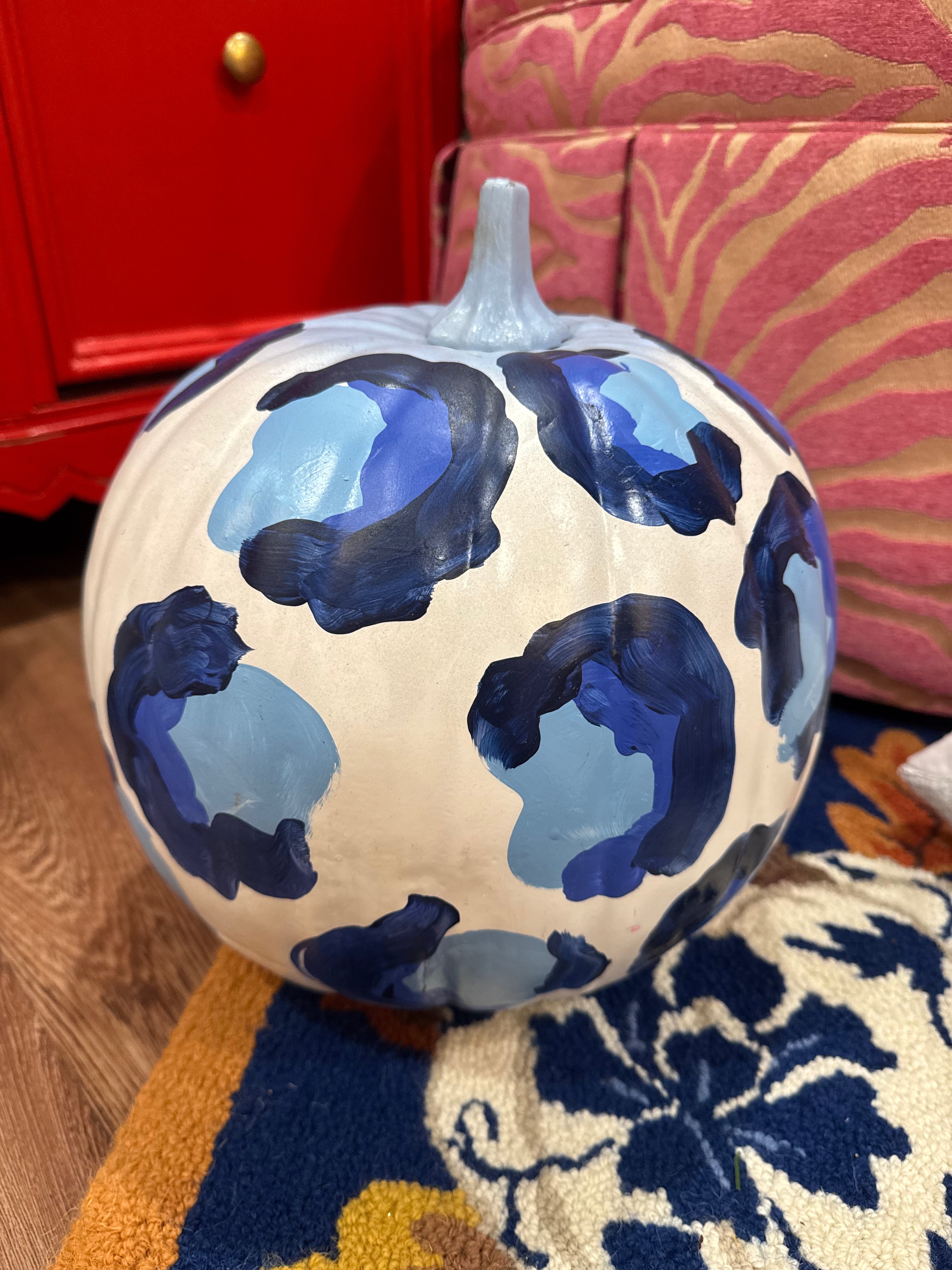 Blue Leopard Pumpkin