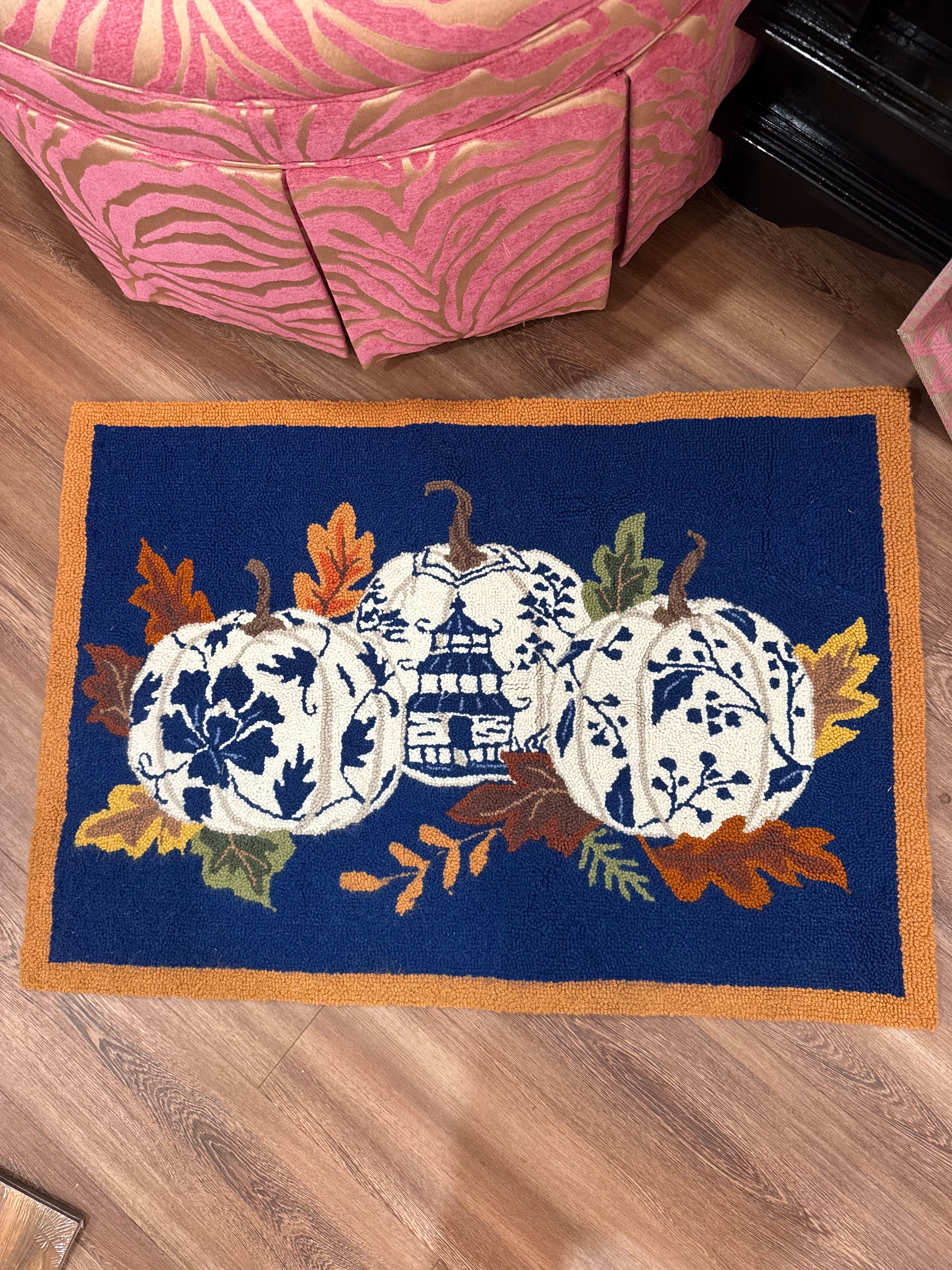 Blue Pumpkin Rug