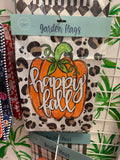 happy fall garden flag