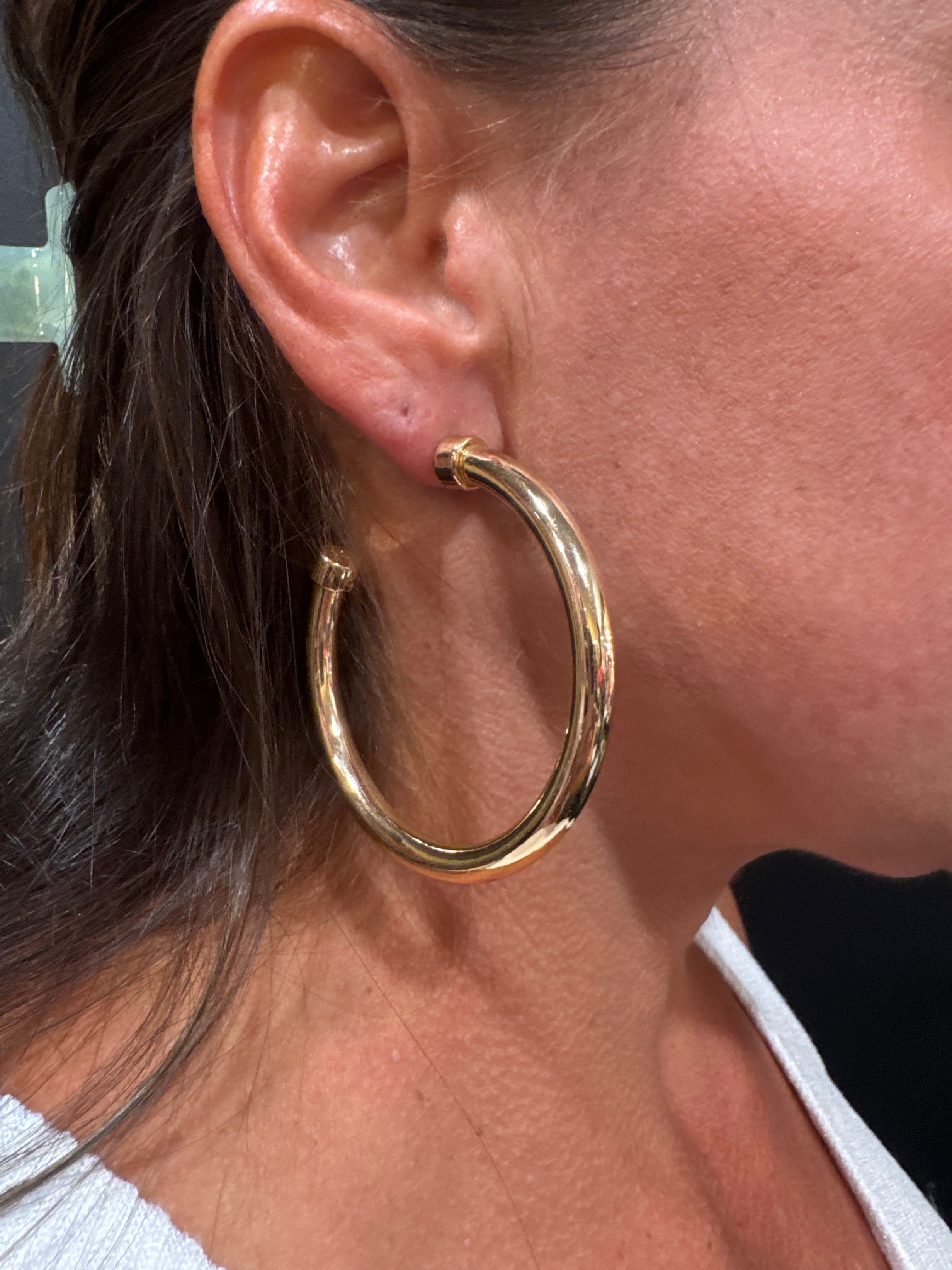 Gold Hoo Hoops