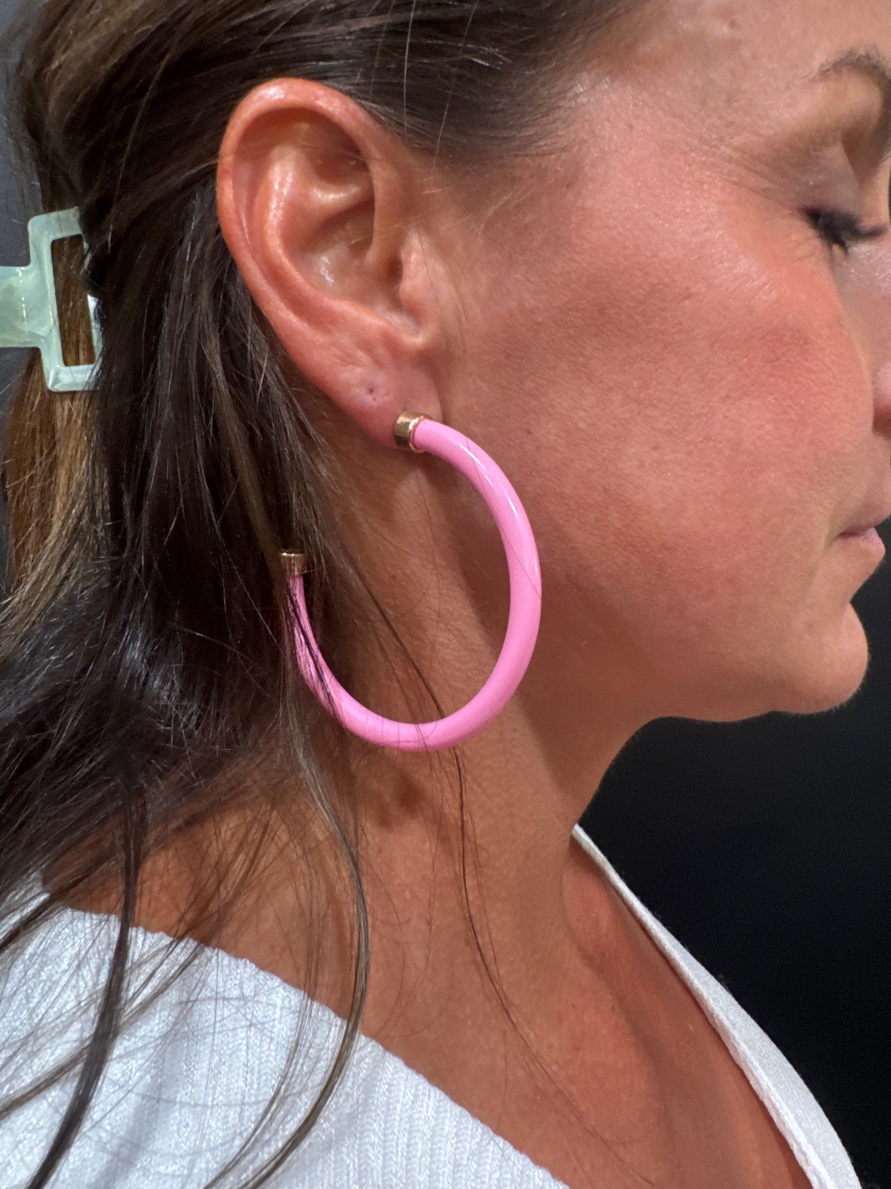 Light Pink Hoo Hoops