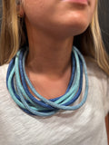 Blue Roe Necklace