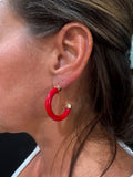 Small Red Hoo Hoops