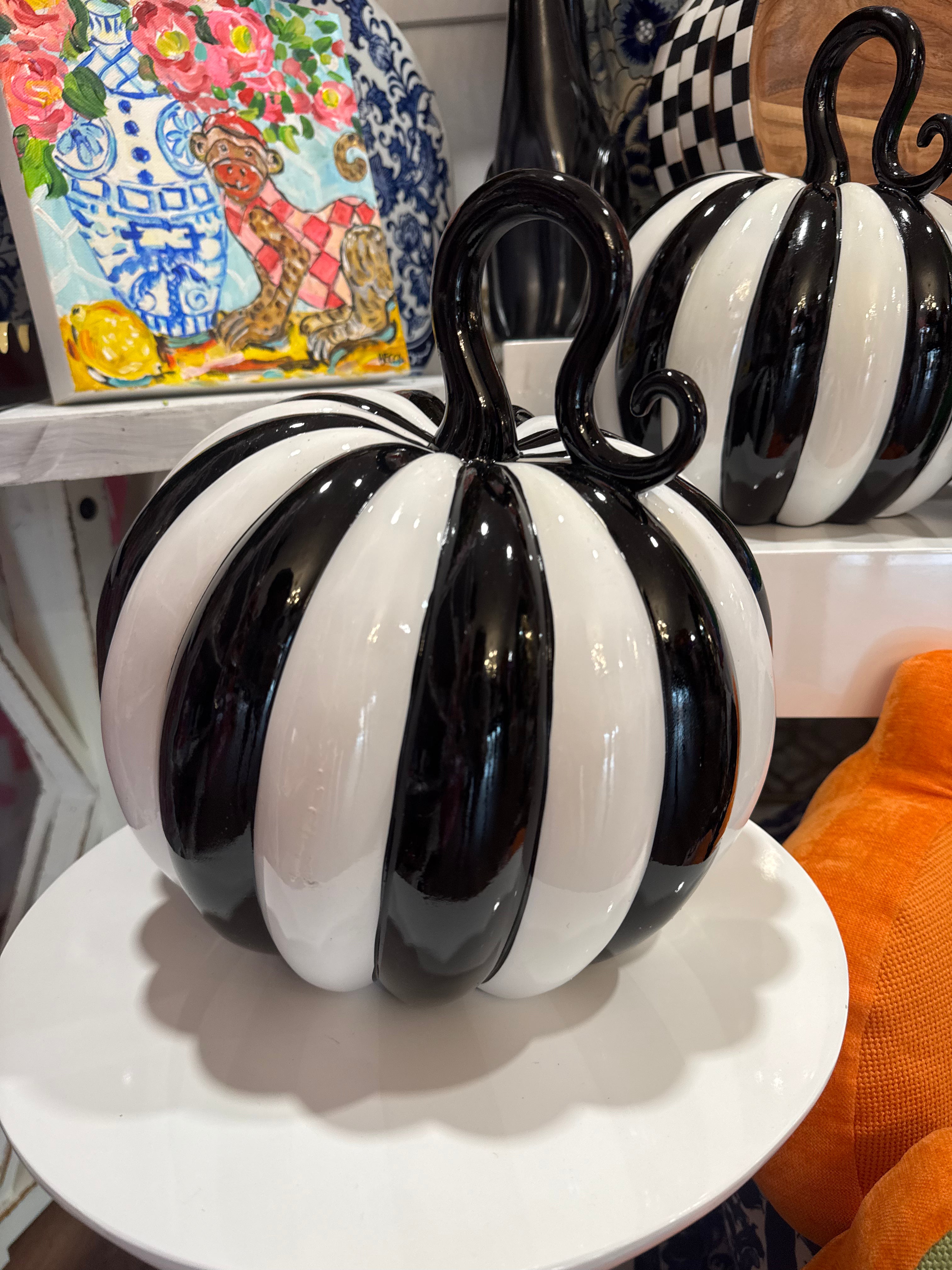Black and White Pumpkin
