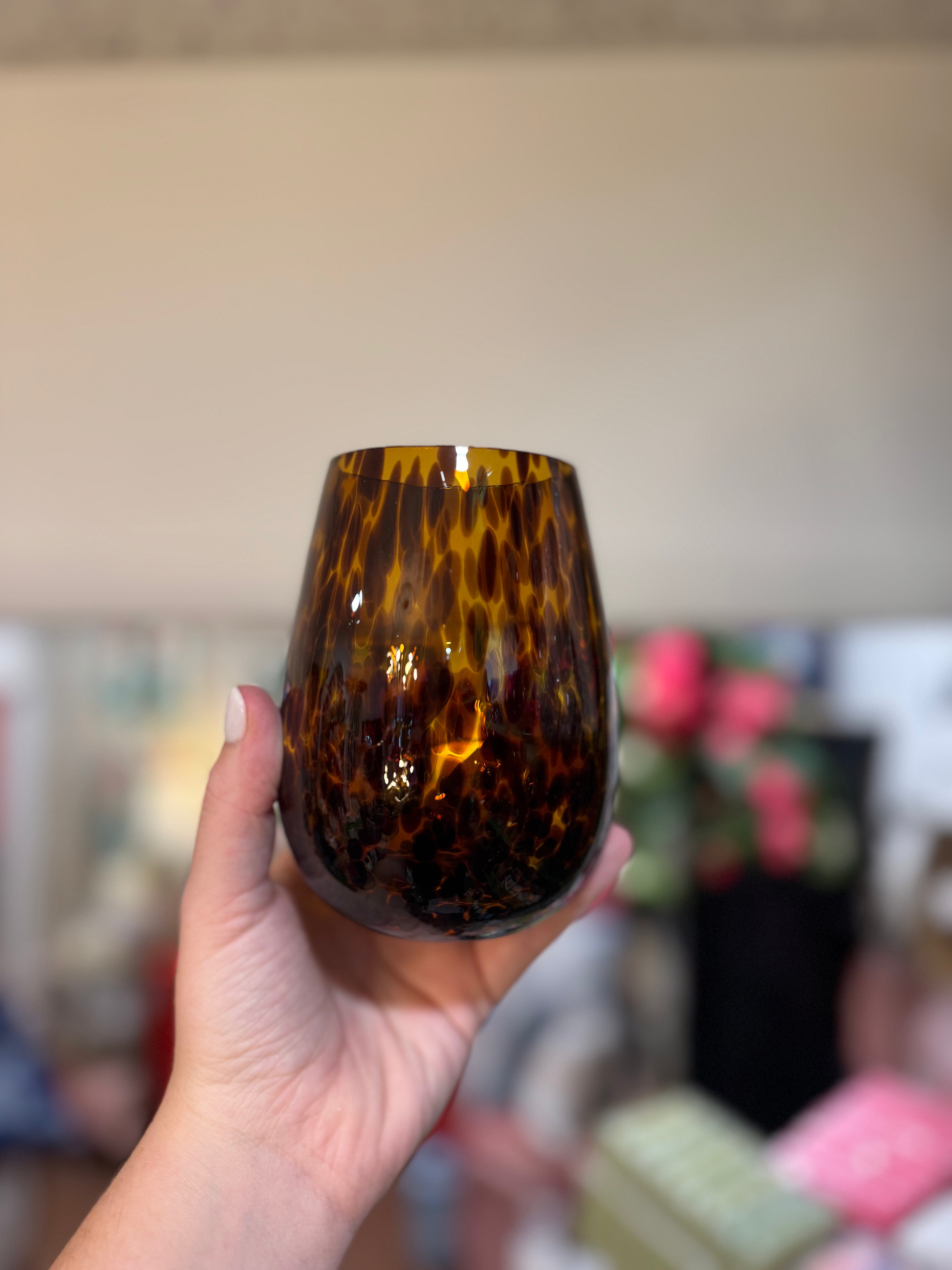 Tortoise Wine Glass