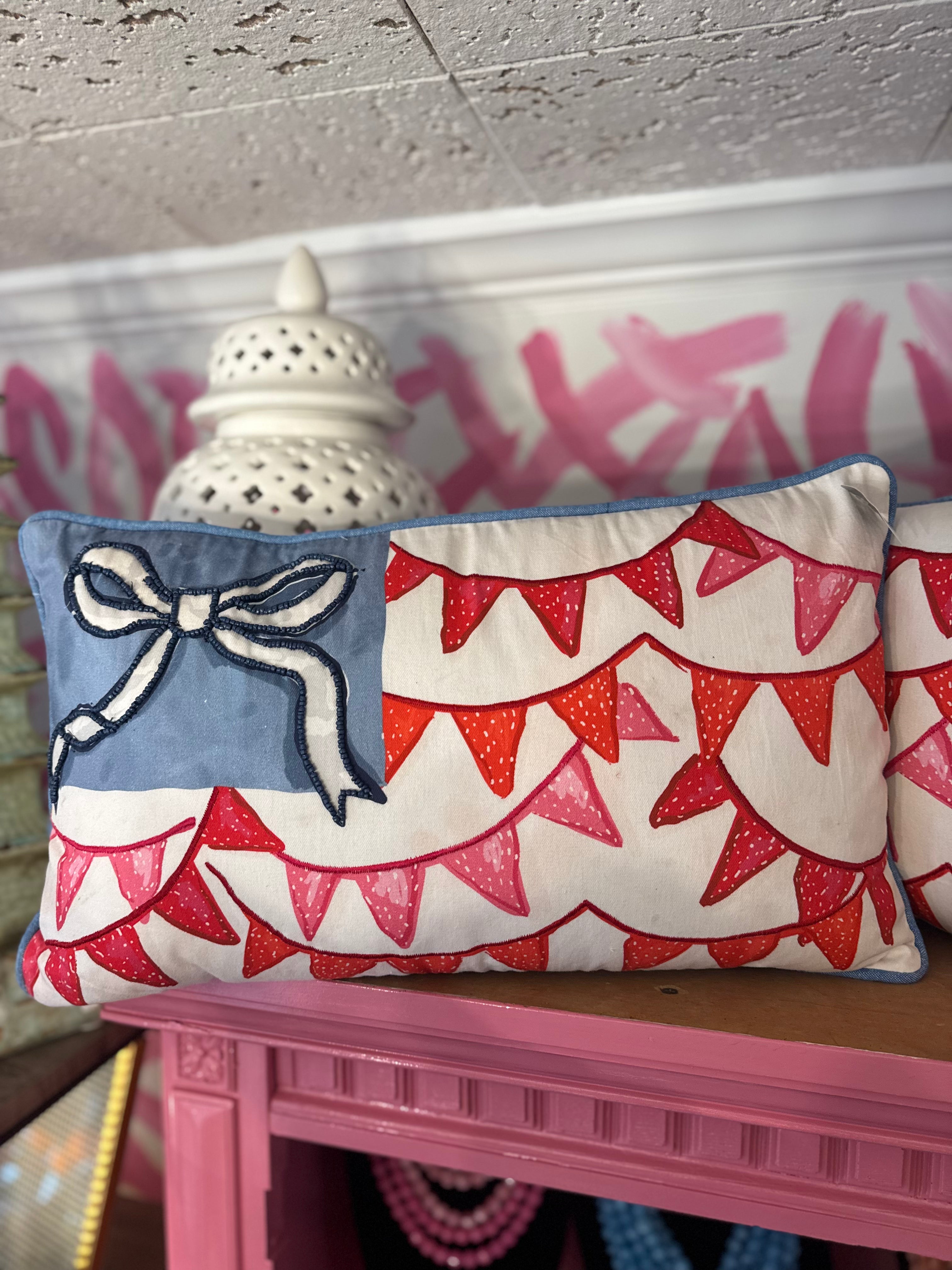 Razz Imports American Flag Pillow