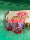 Pink Wine Glass